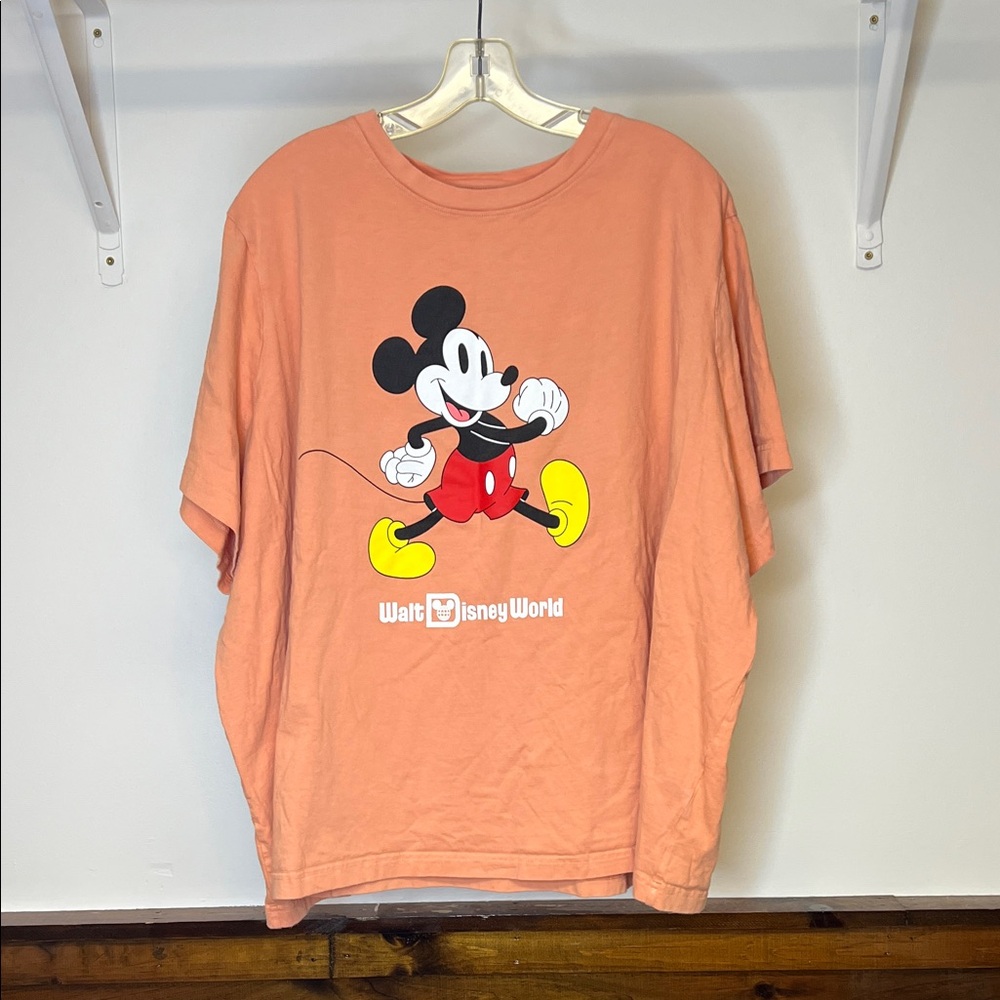 WDW‎ Coral Mickey Mouse Tee- 3X